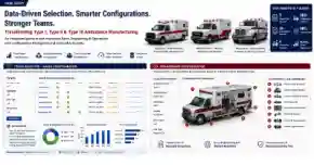 Specialty vehicle engineering configuration dashboard showing truck assemblies and vehicle components